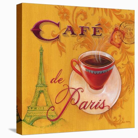 Paris Café-Angela Staehling-Stretched Canvas