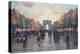 Paris, Champs Elysees-null-Stretched Canvas