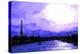 Paris Eiffel Purple Sunset-Philippe Hugonnard-Premier Image Canvas