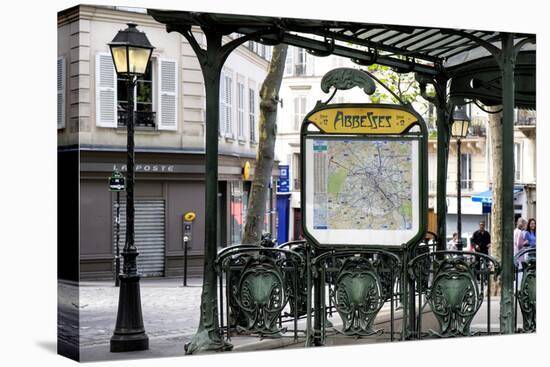 Paris Focus - Metro Abbesses-Philippe Hugonnard-Premier Image Canvas