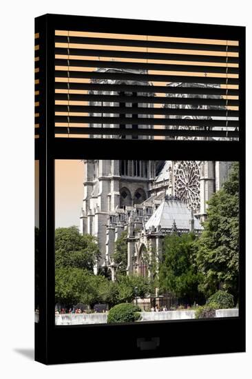 Paris Focus - Notre Dame Cathedral Window View-Philippe Hugonnard-Premier Image Canvas