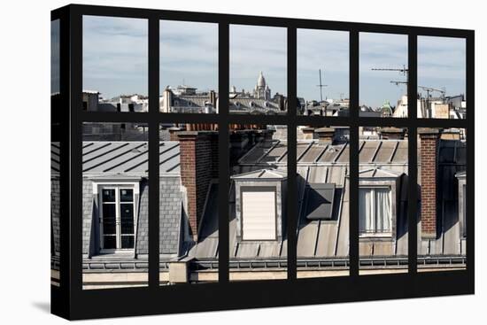 Paris Focus - Paris Window View-Philippe Hugonnard-Premier Image Canvas