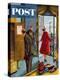 "Paris Hotel" Saturday Evening Post Cover, July 14, 1956-Constantin Alajalov-Premier Image Canvas