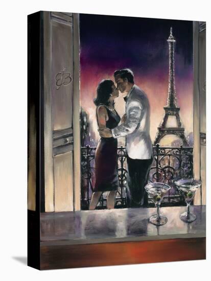 Paris Kiss-Brent Heighton-Stretched Canvas