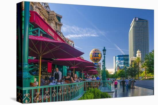Paris Las Vegas Hotel and Casino on Left and the Cosmopolitan on Right-Alan Copson-Premier Image Canvas