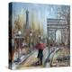 Paris Lovers II-Marilyn Dunlap-Stretched Canvas