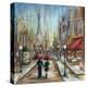 Paris Lovers III-Marilyn Dunlap-Stretched Canvas
