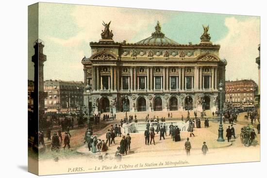 Paris Opera House, France-null-Stretched Canvas