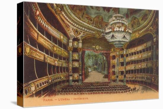 Paris Opera House Interior-null-Stretched Canvas