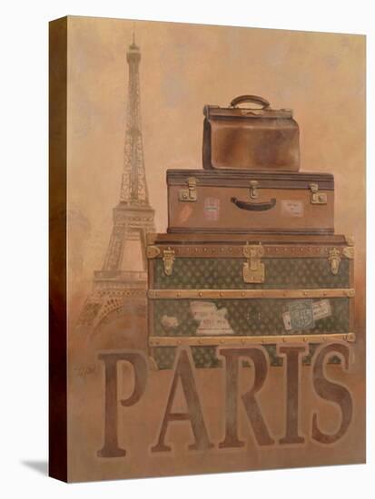 Paris - Pack Your Bags-Unknown Chiu-Stretched Canvas