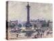 Paris, Place De La Bastille, C.1922-Gustave Loiseau-Premier Image Canvas