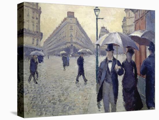 Paris, Rainy Day-Gustave Caillebotte-Premier Image Canvas