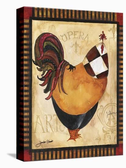 Paris Rooster I-Jennifer Garant-Premier Image Canvas