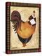 Paris Rooster I-Jennifer Garant-Premier Image Canvas