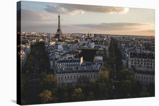 Paris Skyline From The Arc De Triomphe-Lindsay Daniels-Stretched Canvas