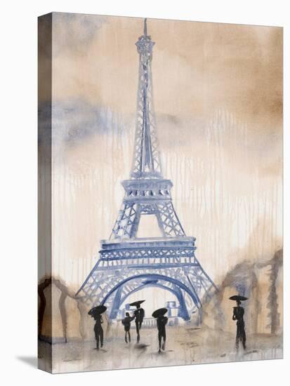 Paris Street 2-Madelaine Morris-Stretched Canvas