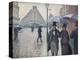 Paris Street; Rainy Day, 1877-Gustave Caillebotte-Premier Image Canvas