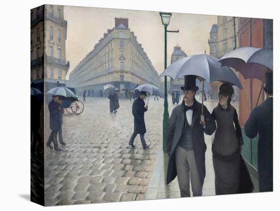 Paris Street, Rainy Day, 1877-Gustave Caillebotte-Premier Image Canvas