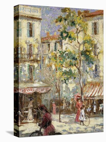 Paris Street Scene-Joseph Alfred Terry-Premier Image Canvas