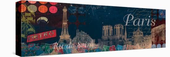 Paris Streets-Tom Frazier-Stretched Canvas
