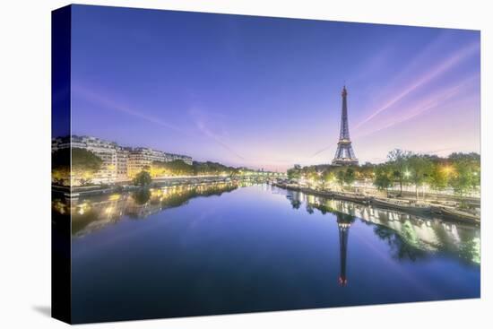 Paris sunrise on the Seine-Philippe Manguin-Premier Image Canvas