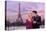 Paris Sunset-Chris Consani-Stretched Canvas