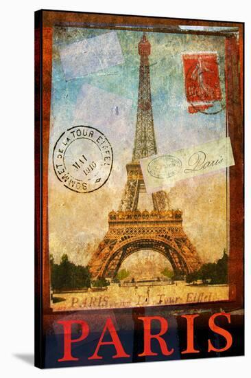Paris Tour Eiffel Tower, Trocadero-Chris Vest-Stretched Canvas