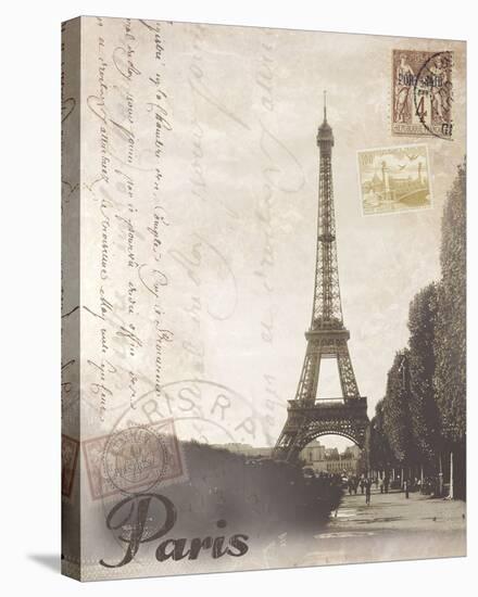 Paris Travelogue-Ben James-Stretched Canvas