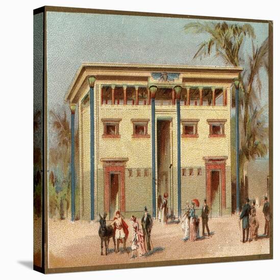 Paris Universal Exhibition of 1889 : Egyptian House-French School-Premier Image Canvas