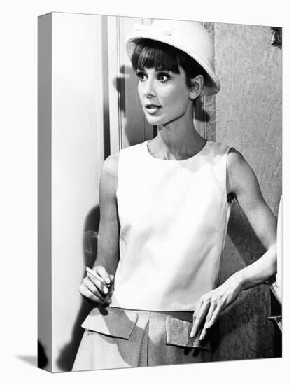 Paris When it Sizzles, Audrey Hepburn, 1964-null-Stretched Canvas