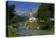 Parish Church against Reiteralpe, Ramsau, Upper Bavaria, Bavaria, Germany, Europe-Hans-Peter Merten-Premier Image Canvas