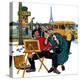 "Parisian Artist & Tourist", July 11, 1959-Richard Sargent-Premier Image Canvas