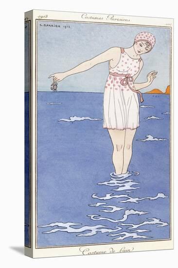 Parisian Clothing: Bathing Costume, 1913-Georges Barbier-Premier Image Canvas
