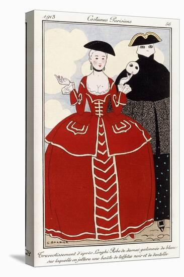 Parisian Clothing: Fancy Dress after Longhi, 1913-Georges Barbier-Premier Image Canvas