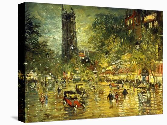 Parisian Street Scene-Konstantin A. Korovin-Premier Image Canvas