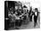 Parisians at a Sidewalk Cafe-Alfred Eisenstaedt-Premier Image Canvas