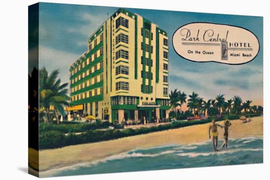 'Park Central Hotel - On the Ocean, Miami Beach', c1940s-Unknown-Premier Image Canvas