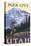 Park City, Utah - Mountain Hiker-Lantern Press-Stretched Canvas
