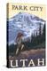 Park City, Utah - Mountain Hiker-Lantern Press-Stretched Canvas