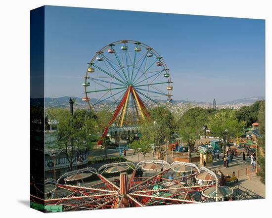 Park on Montjuic Barcelona-null-Stretched Canvas