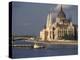 Parliament and Danube, Budapest, Hungary-Dave Bartruff-Premier Image Canvas