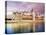 Parliament Building and Danube River, Budapest, Hungary-Miva Stock-Premier Image Canvas