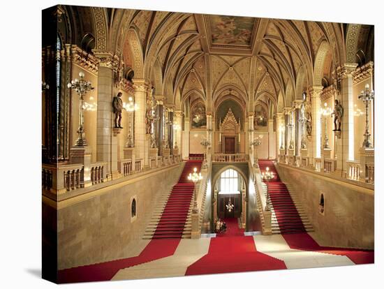 Parliament Building, Budapest, Hungary-Miva Stock-Premier Image Canvas