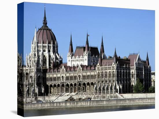 Parliament Building, Budapest, Hungary-Peter Thompson-Premier Image Canvas