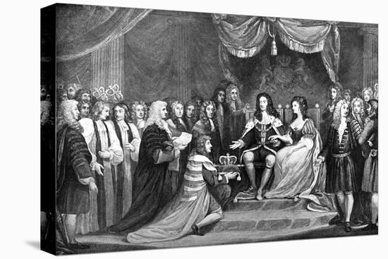 Parliament Offering the Crown to William and Mary, 1689-James Northcote-Premier Image Canvas