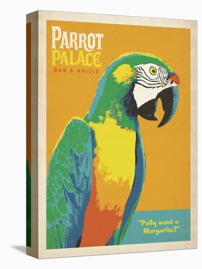 Parrot Palace-Anderson Design Group-Stretched Canvas