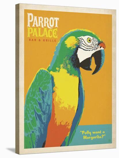 Parrot Palace-Anderson Design Group-Stretched Canvas