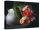 Parrot Tulips in White Pitcher-Anna Miller-Premier Image Canvas