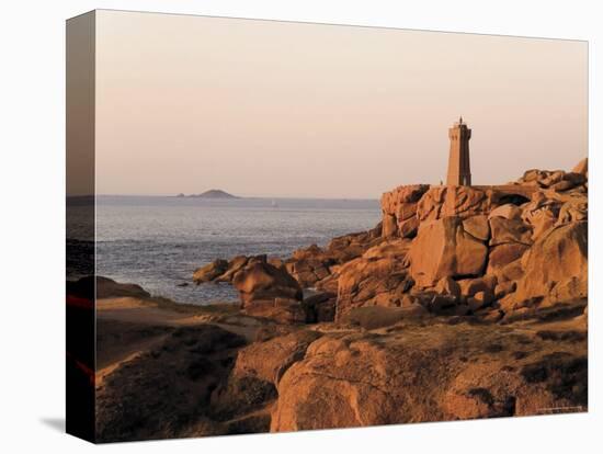 Pars-Kamor Lighthouse, Breton Corniche, Cotes d'Armor, France-David Hughes-Premier Image Canvas