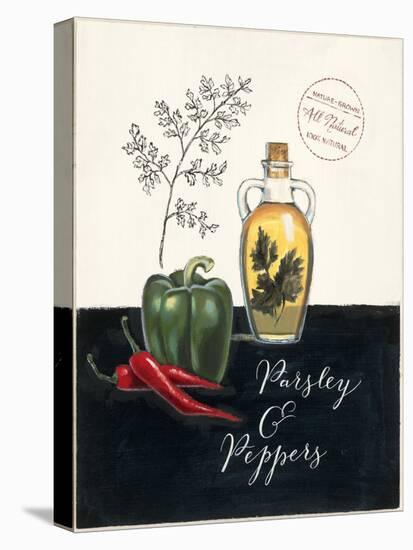 Parsley and Peppers No Border-Marco Fabiano-Stretched Canvas